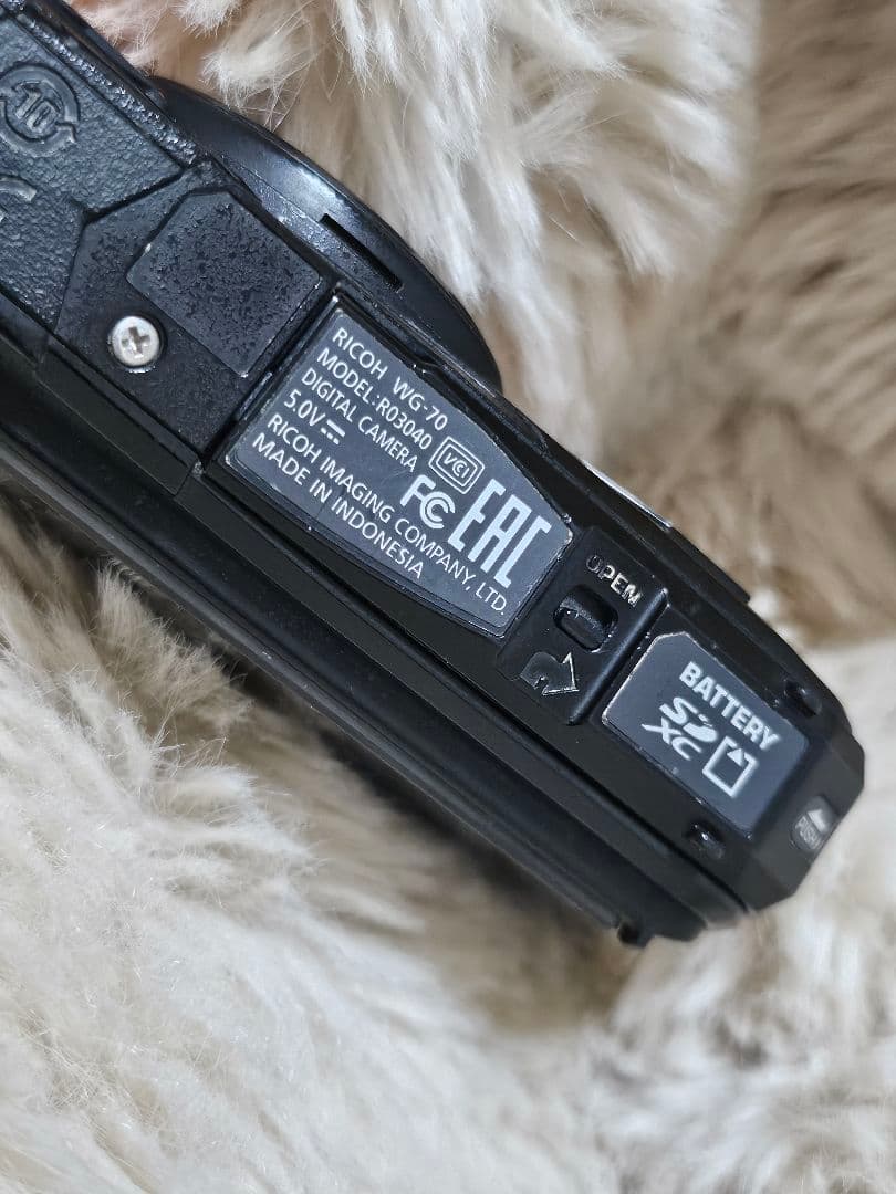 RICOH WG-70 コンパクトデジタルカメラ 現場