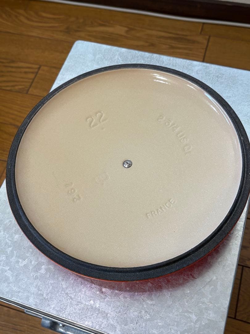 LE CREUSET ル・クルーゼ　マルミット オレンジ 22cm 鍋