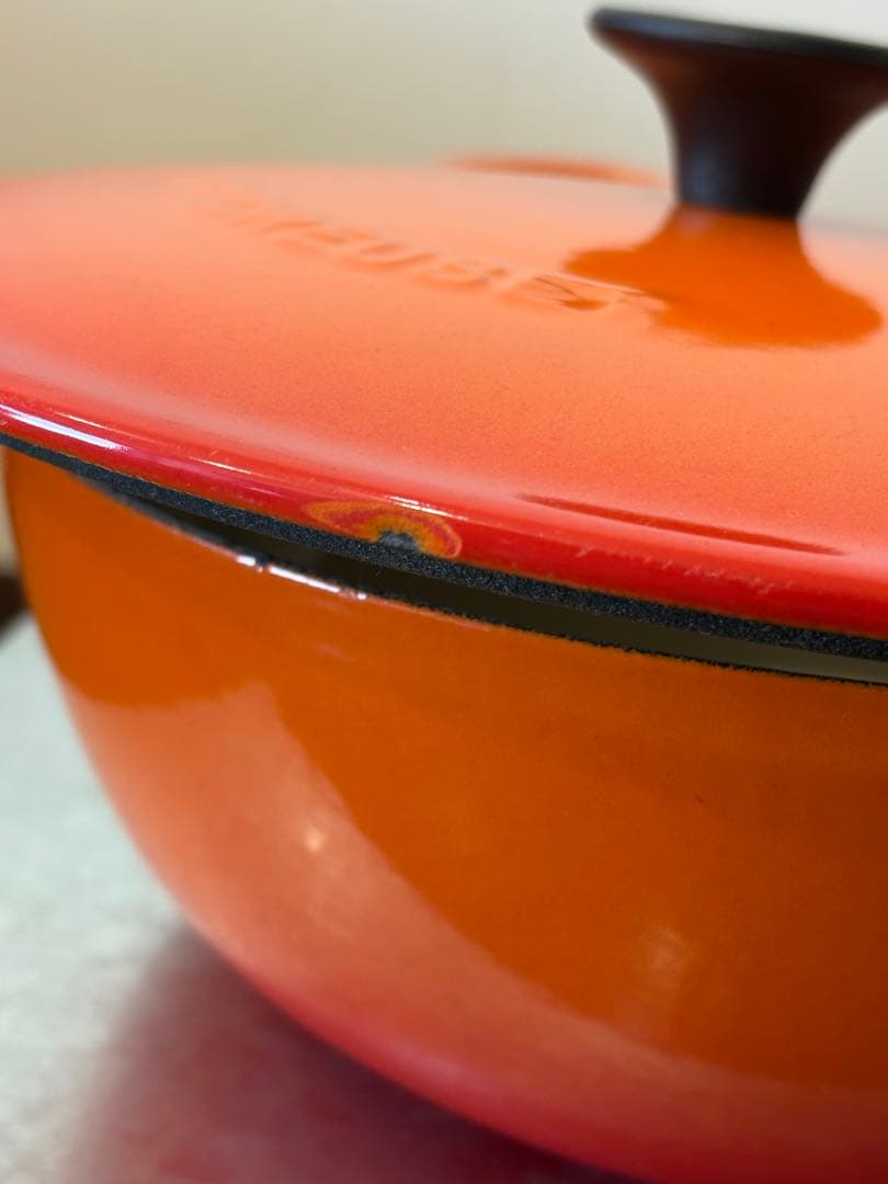 LE CREUSET ル・クルーゼ　マルミット オレンジ 22cm 鍋