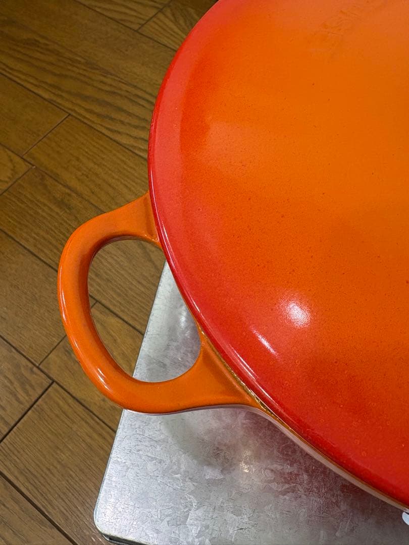 LE CREUSET ル・クルーゼ　マルミット オレンジ 22cm 鍋