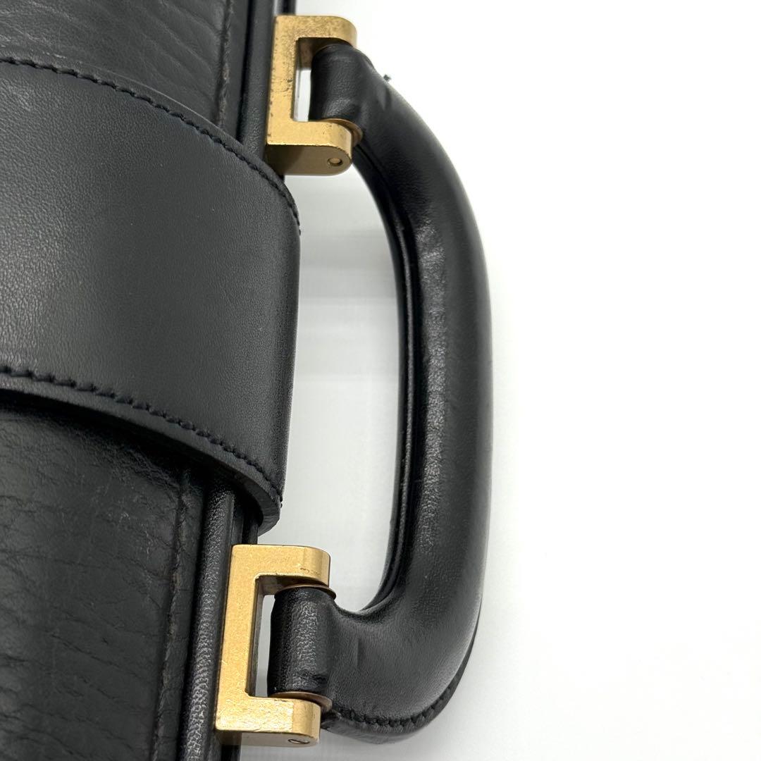 バーバリー メンズ カーフ レザー ダレス ドクター バッグ 黒 A4 ビジネス