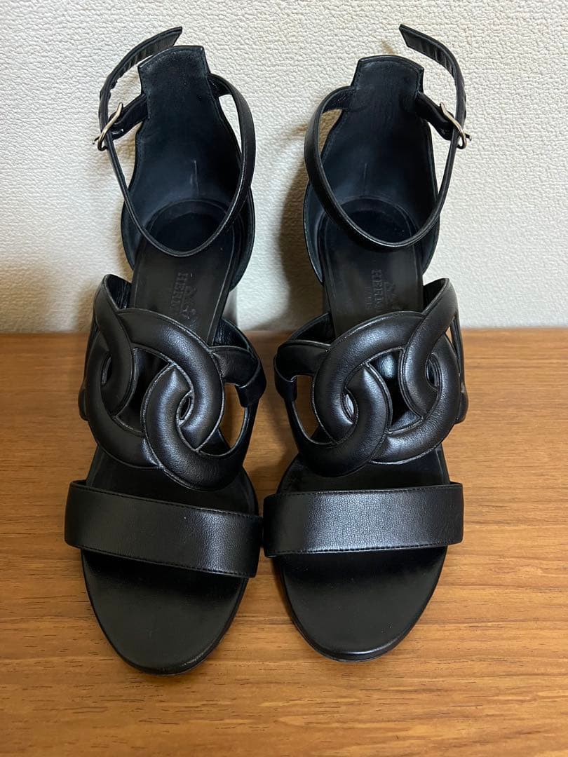 エルメス　シェーヌダンクル　サンダル　ブリスベン23cm早い者勝ち！