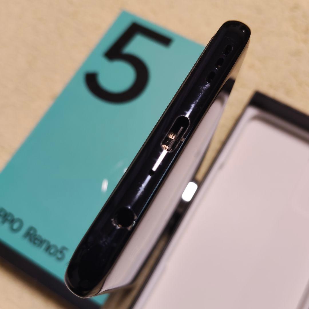 OPPO Reno 5 A 5G シルバーブラック 本体