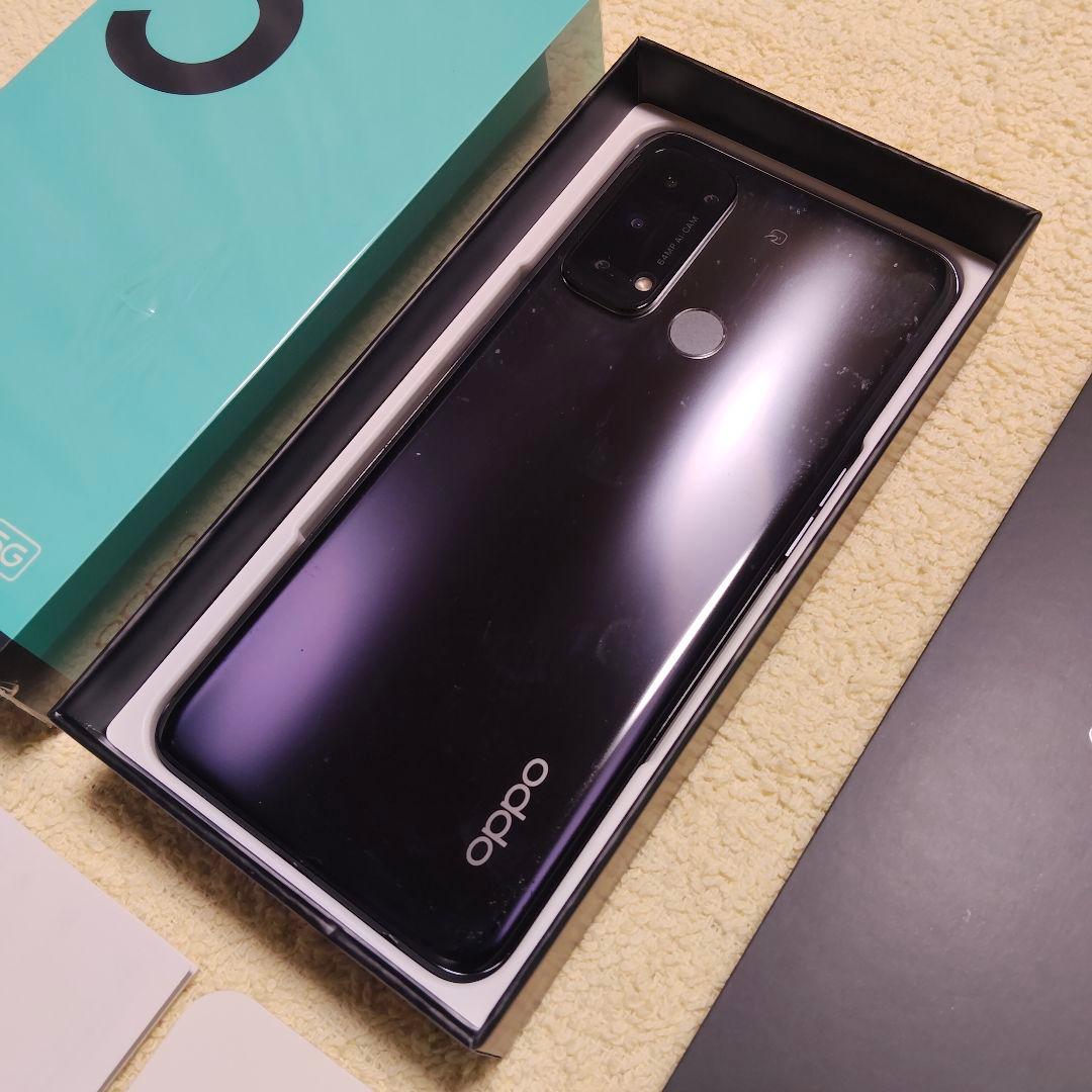 OPPO Reno 5 A 5G シルバーブラック 本体