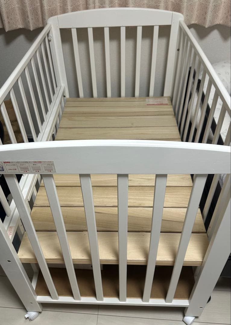 KATOJI ベビーベッド　ホワイト　120 70