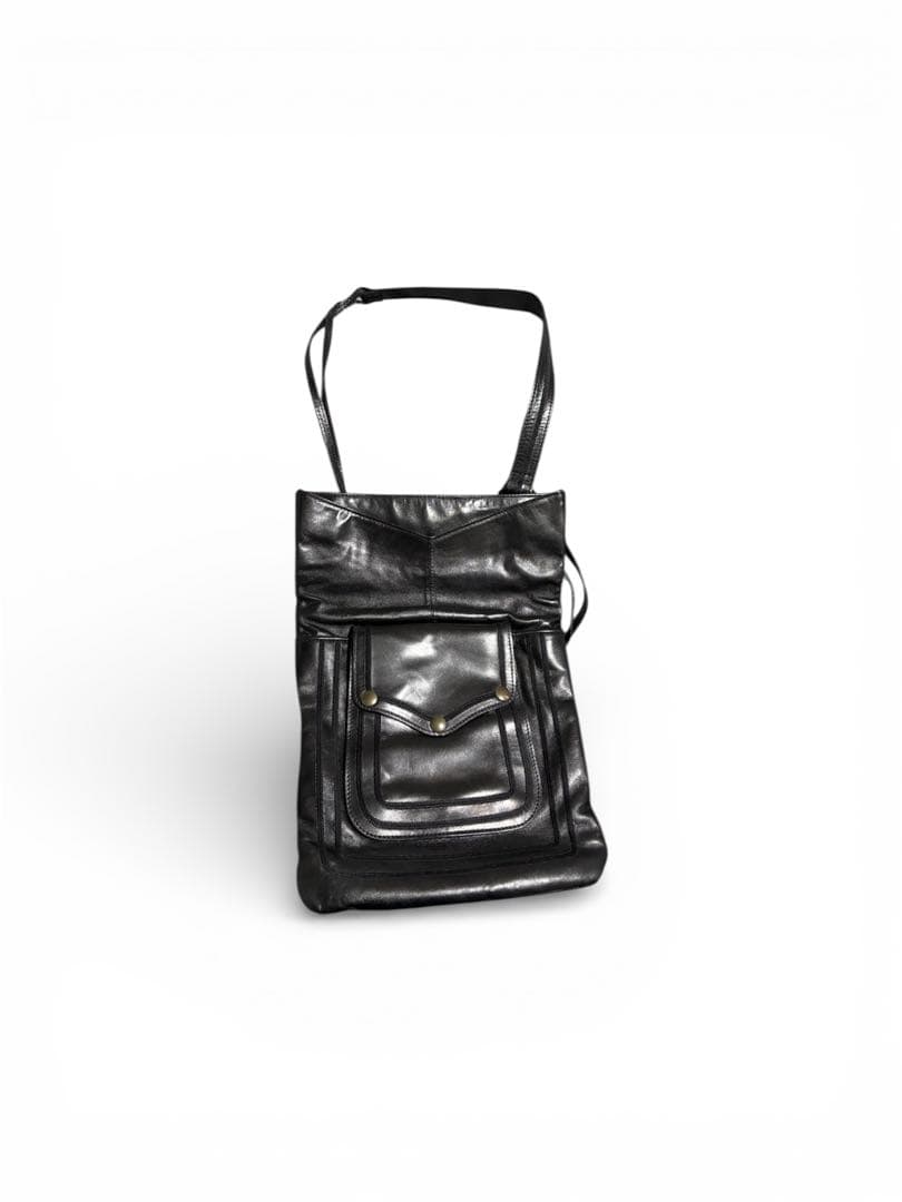 00ss DRIS VAN NOTEN レザーショルダーバッグ　arcive