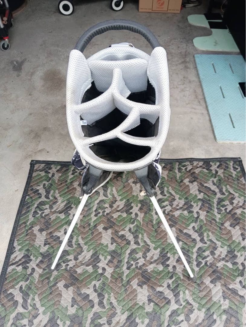 スヌーピーコラボ　PEARL GATES ゴルフバッグ・キャディバッグ ネイビー