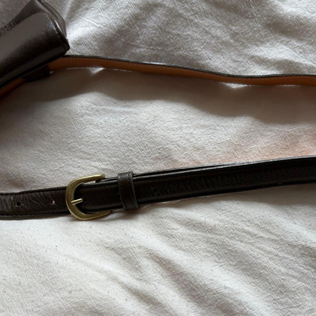 JUN MIKAMI レザーウエストポーチ