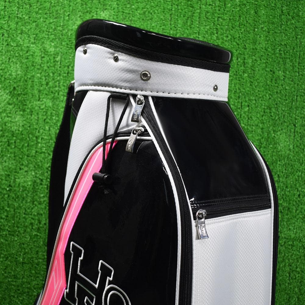HONMA/ホンマ ゴルフ キャディバッグ【ホワイト/ブラック/ピンク】美品！