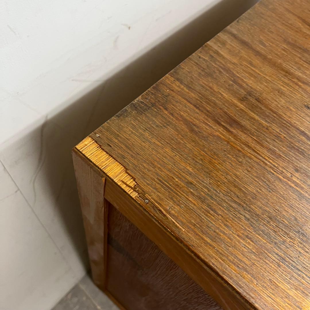 アンティーク 飾り棚 オープンラック 本棚 引き出し二杯 昭和レトロ z613