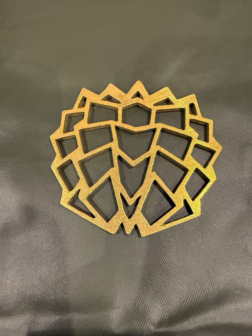 ソルオル　真鍮コースター２枚＆エッジスタンドに挟むsolol