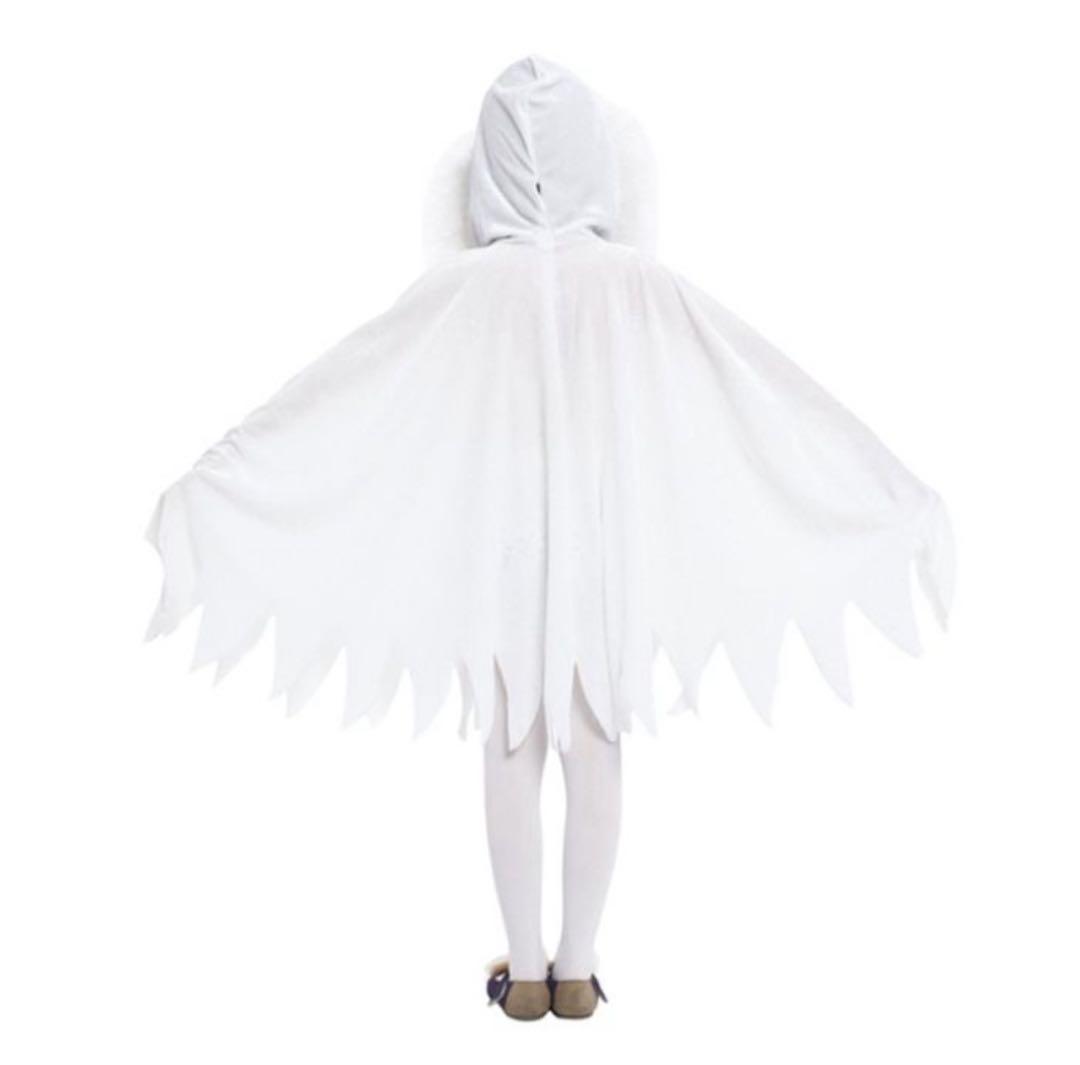 子ども フード付き おばけポンチョ ハロウィン 仮装 男の子 女の子