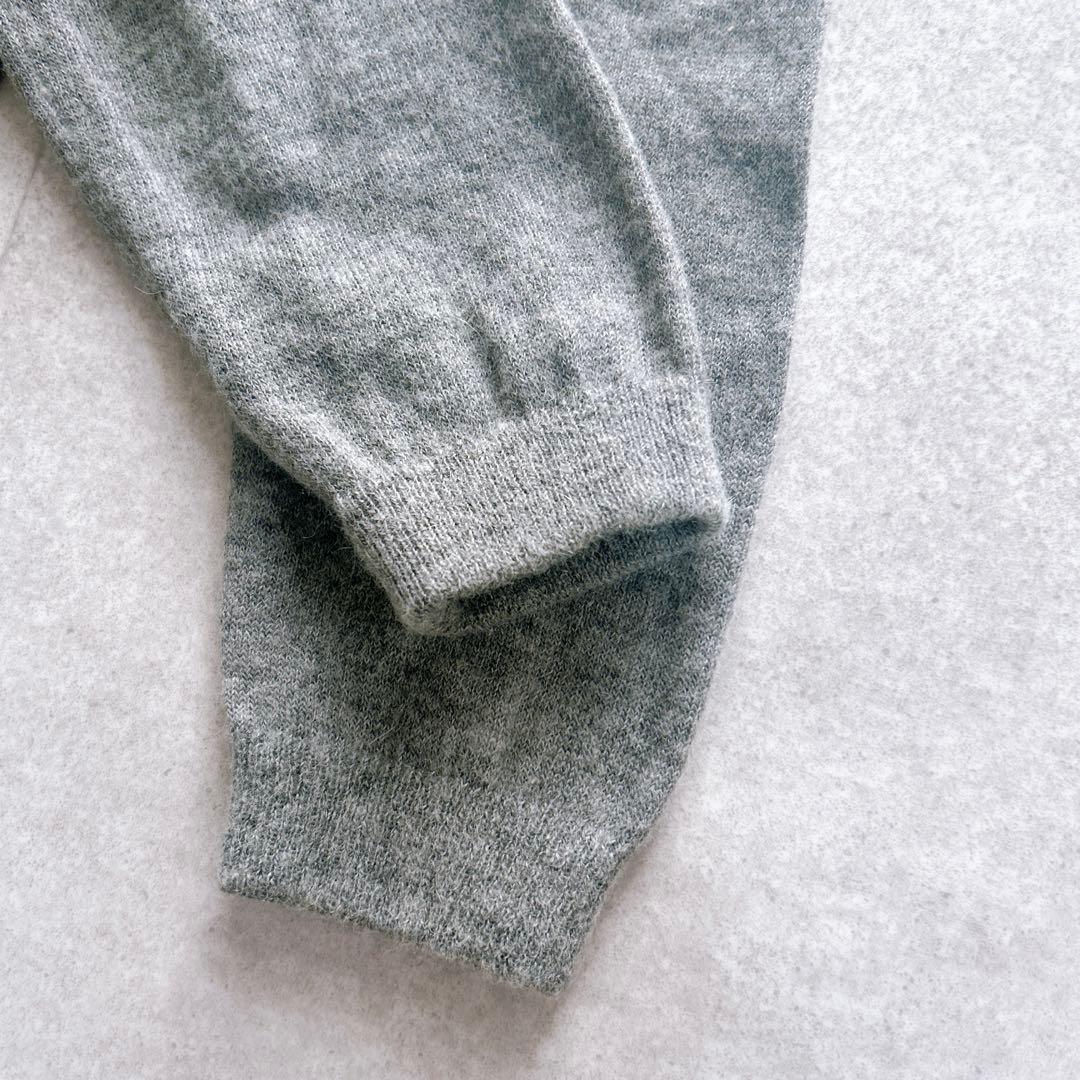 美品✨Blumarine ブルマリン　カーディガン　アルパカ混 フォックスファー