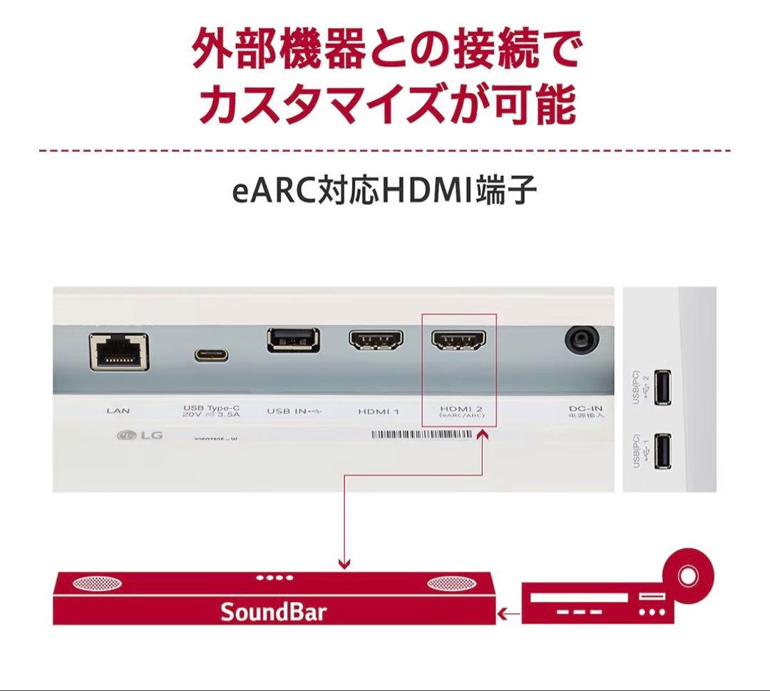 【美品】LG MyView Smart Monitor 31.5 4K