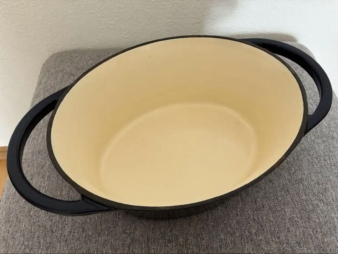 【美品】ル・クルーゼ ココット オーバル 25㎝