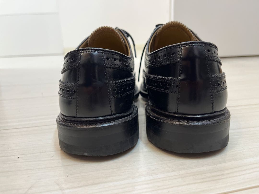 REGAL ブラック ウィングチップ シューズ 25.5