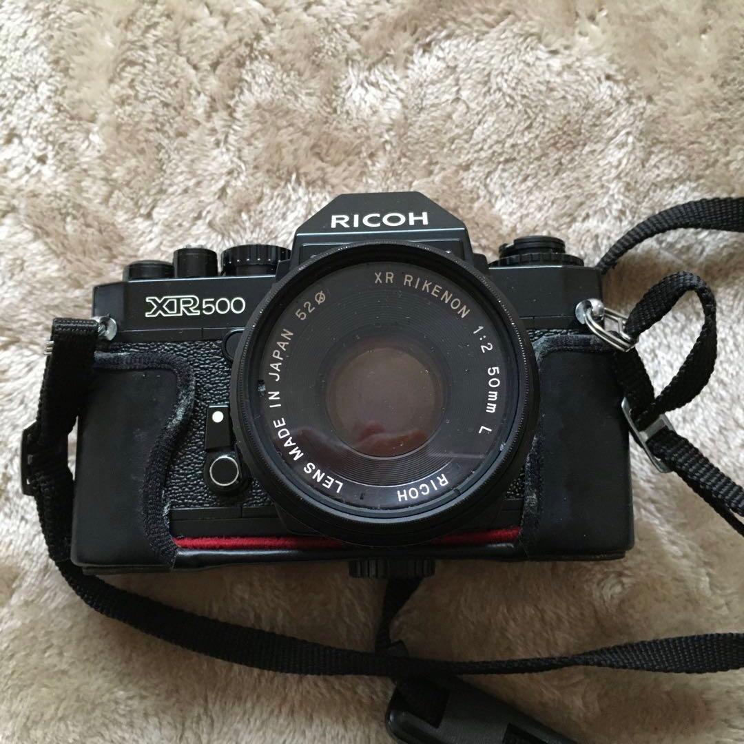 RICOH XR500、COSINA 135ミリ1:2.8 セット