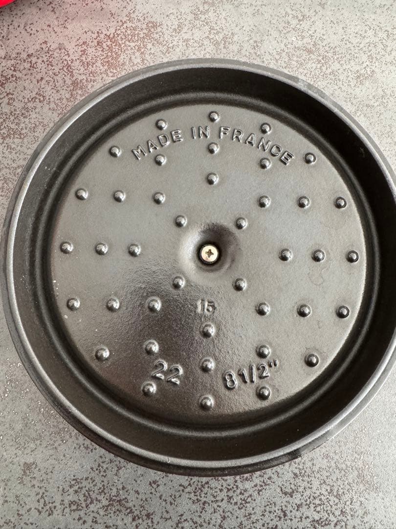 STAUB ストウブ ピコ・ココット ラウンド 22cm チェリーレッド