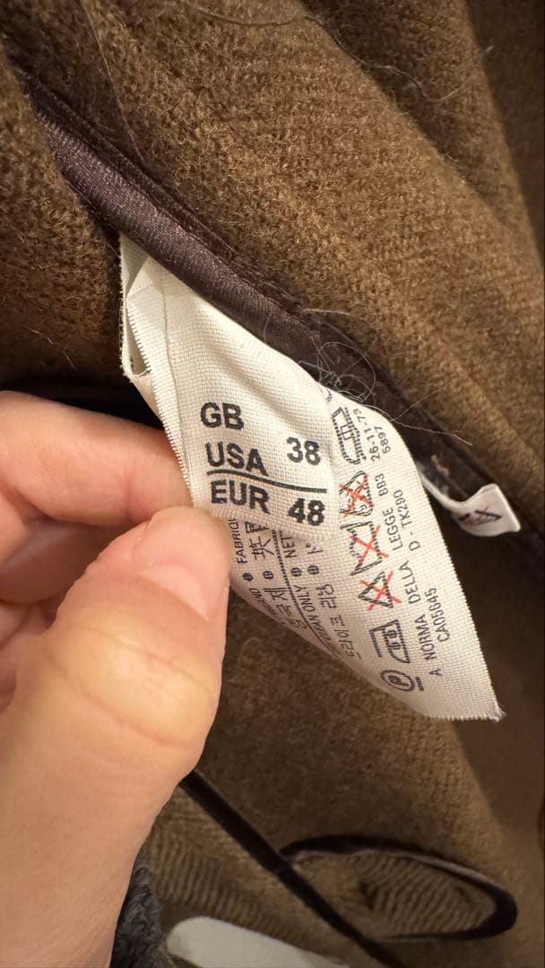 gloverall ダッフルコート Kingston 48 ヘリンボーン