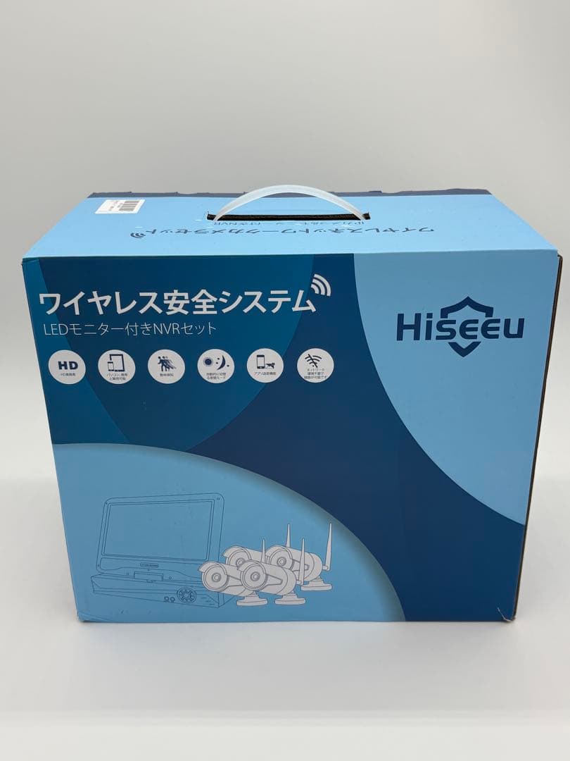 新品未使用　Hiseeu ワイヤレスセキュリティシステム 4台カメラ 1TB