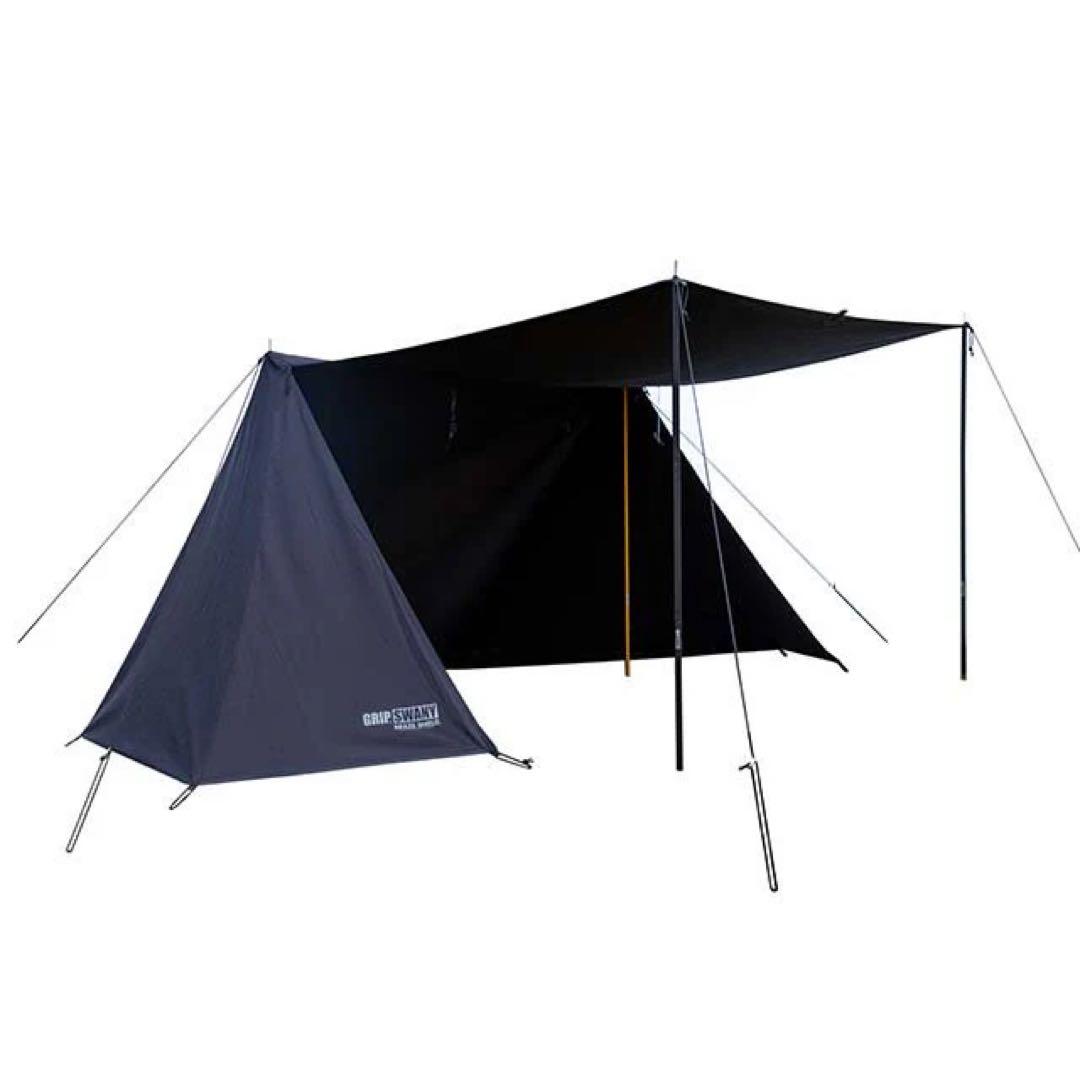 新品セット グリップスワニーテント　ブラック　インナー付き