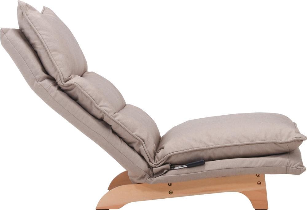 【新品・送料無料】ダブルクッション座椅子　フィット２　１Ｐ　ＢＥ