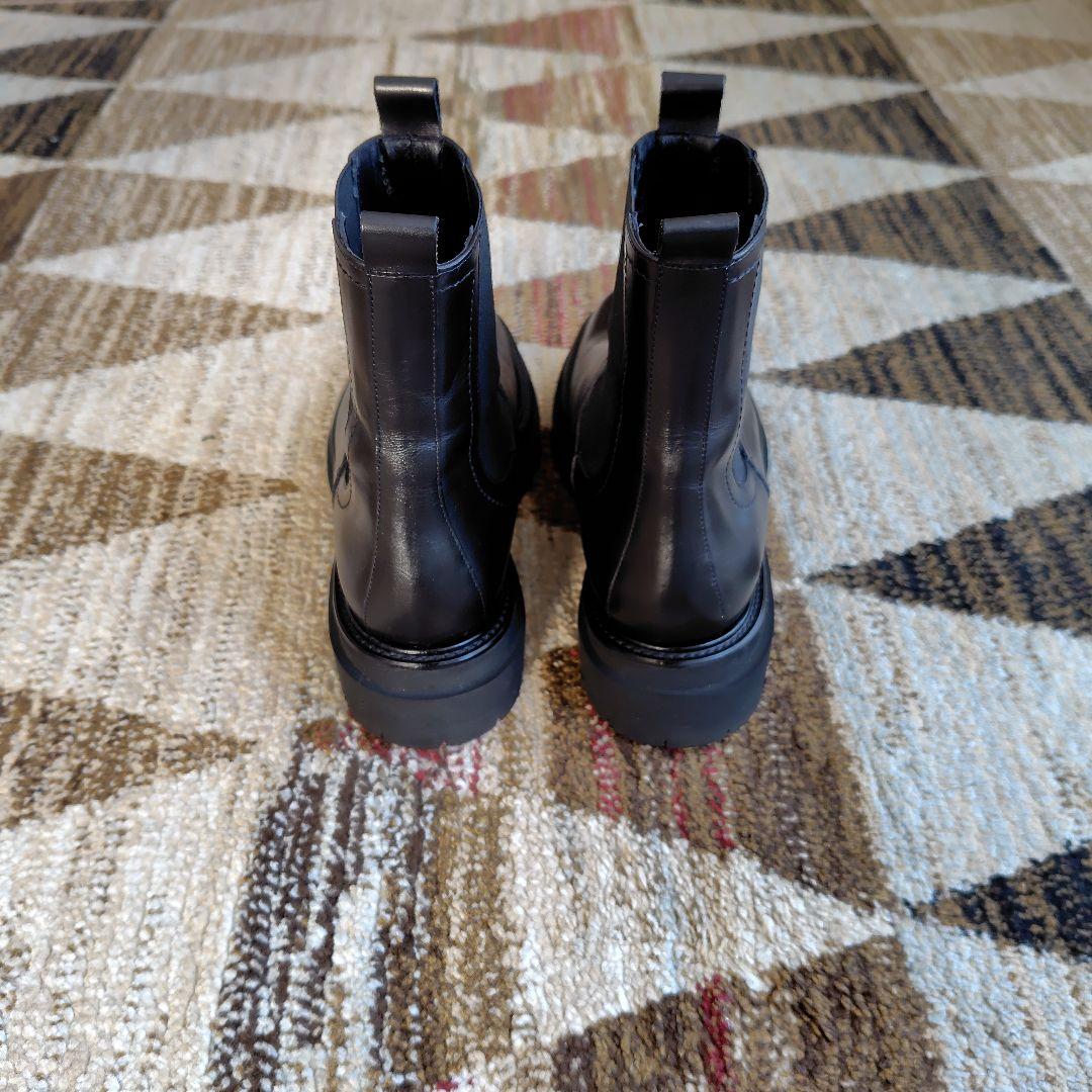 PASCUCCI レザー サイドゴアブーツ　軽量 厚底 9438 【美品】