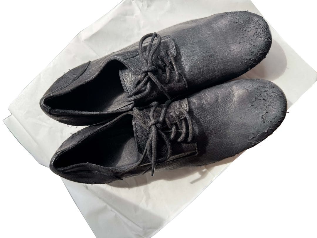 u*n様 ヨウジヤマモト 22AW HE-E02-760 ダメージド ゴートレザ