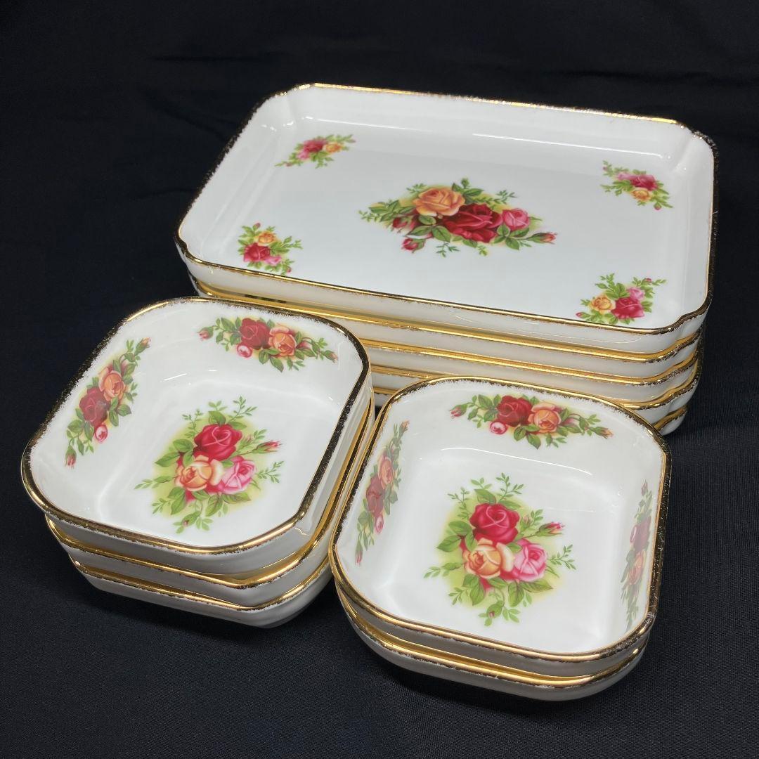 ロイヤルアルバート オールドカントリーローズ プレート 10客 セット レア