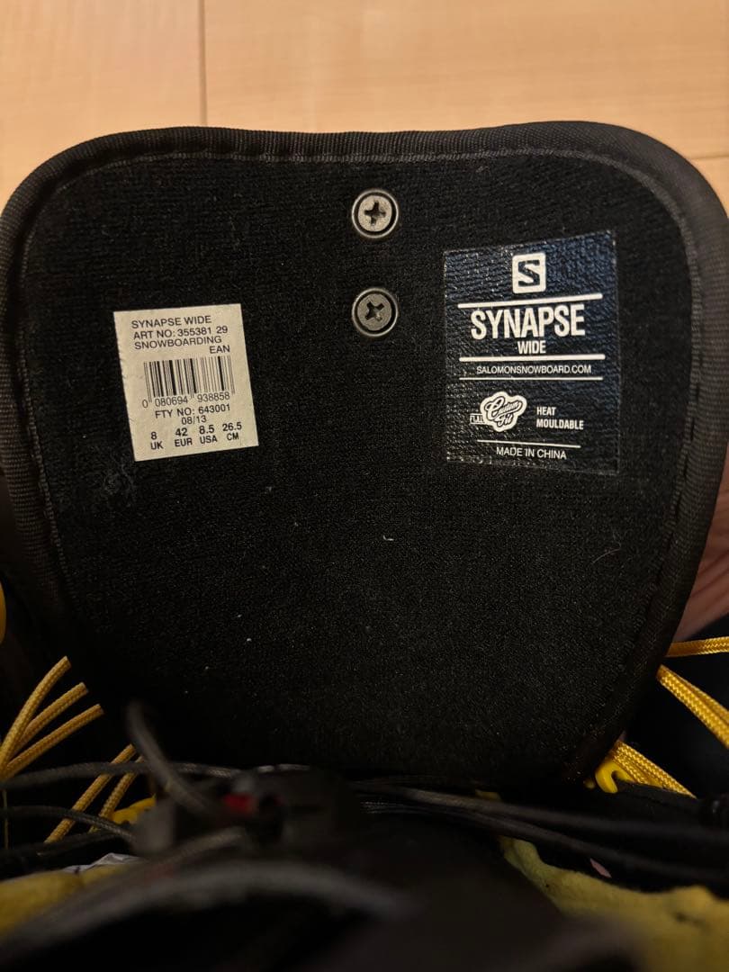 SALOMON スノーボードブーツ シナプスWIDE 26.5cm