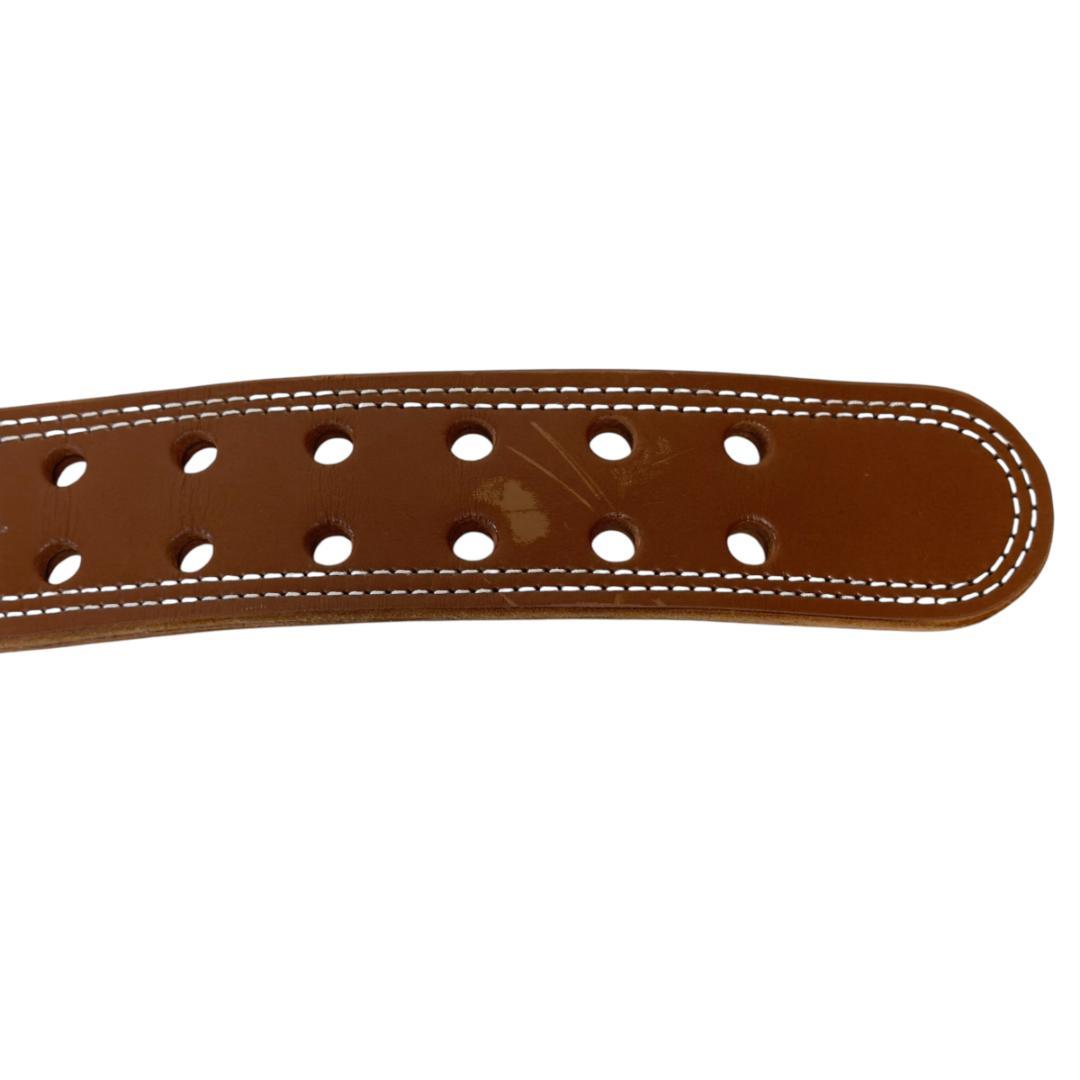 美品　ゴールドジム プロレザーベルト XLサイズ トレーニングベルト