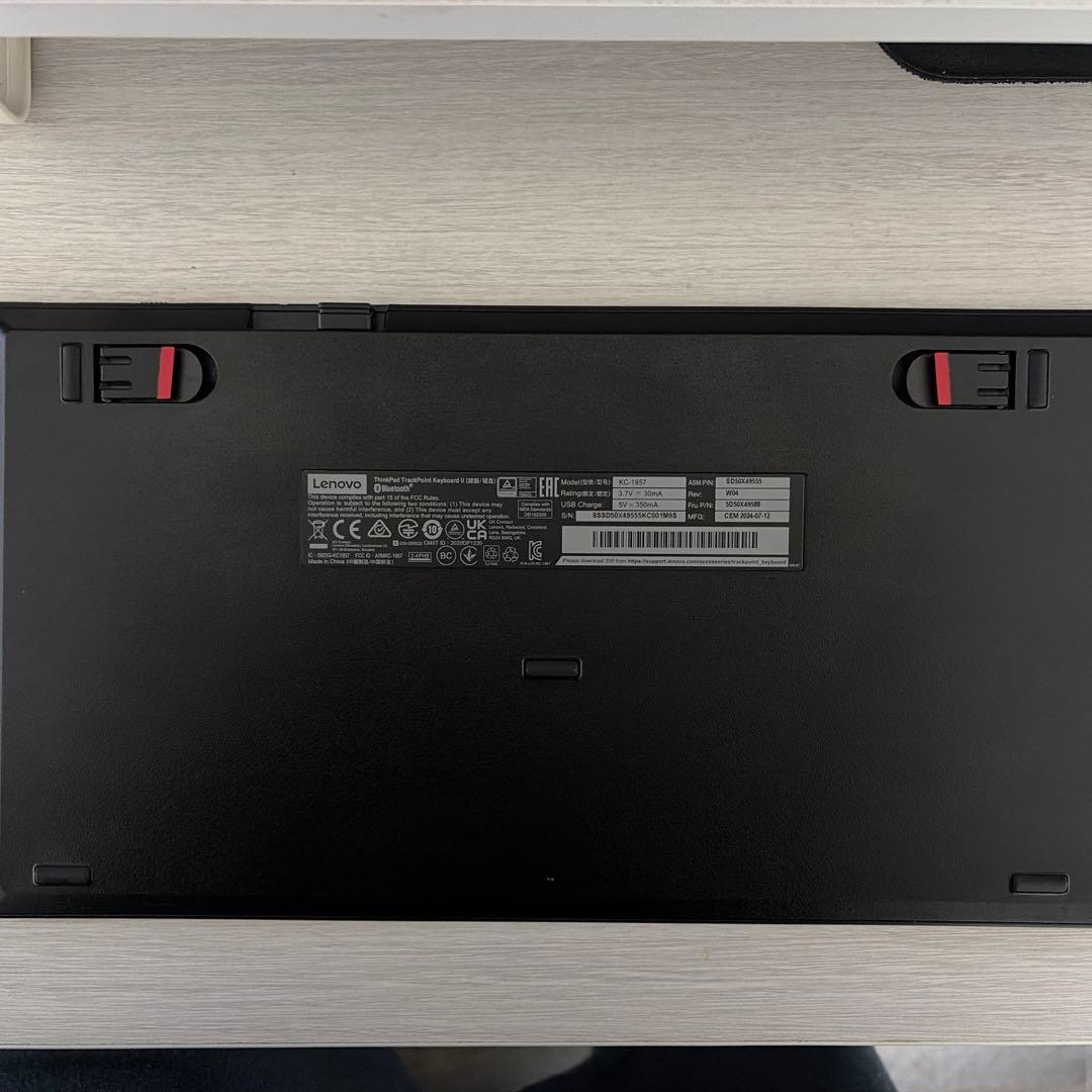 ThinkPad トラックポイント キーボード II 日本語4Y40X49522