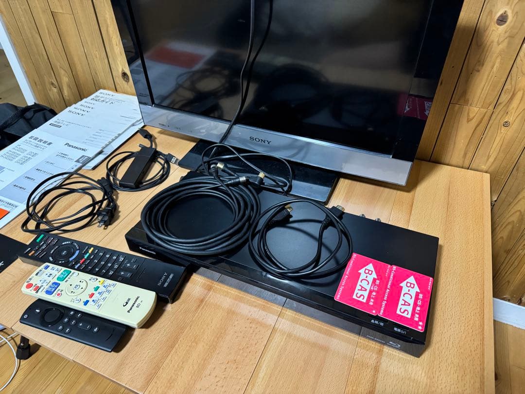 Sonyテレビ+Panasonicブルーレイディスク+Fire TV Stick