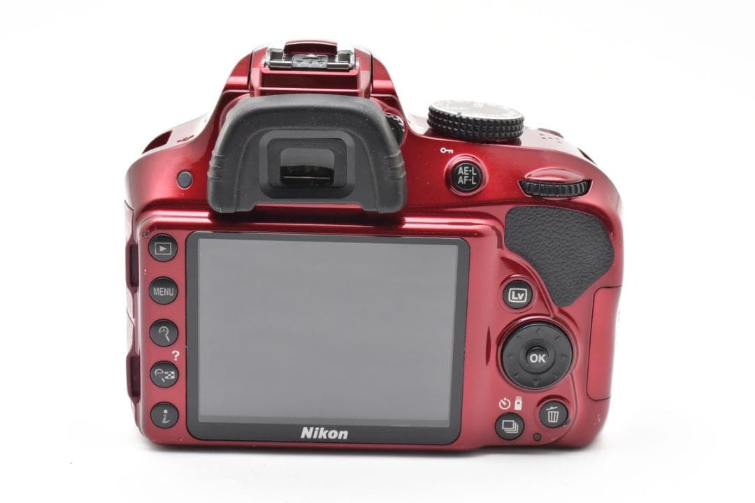 超美品 NIKON ニコン D3300 レッド H018