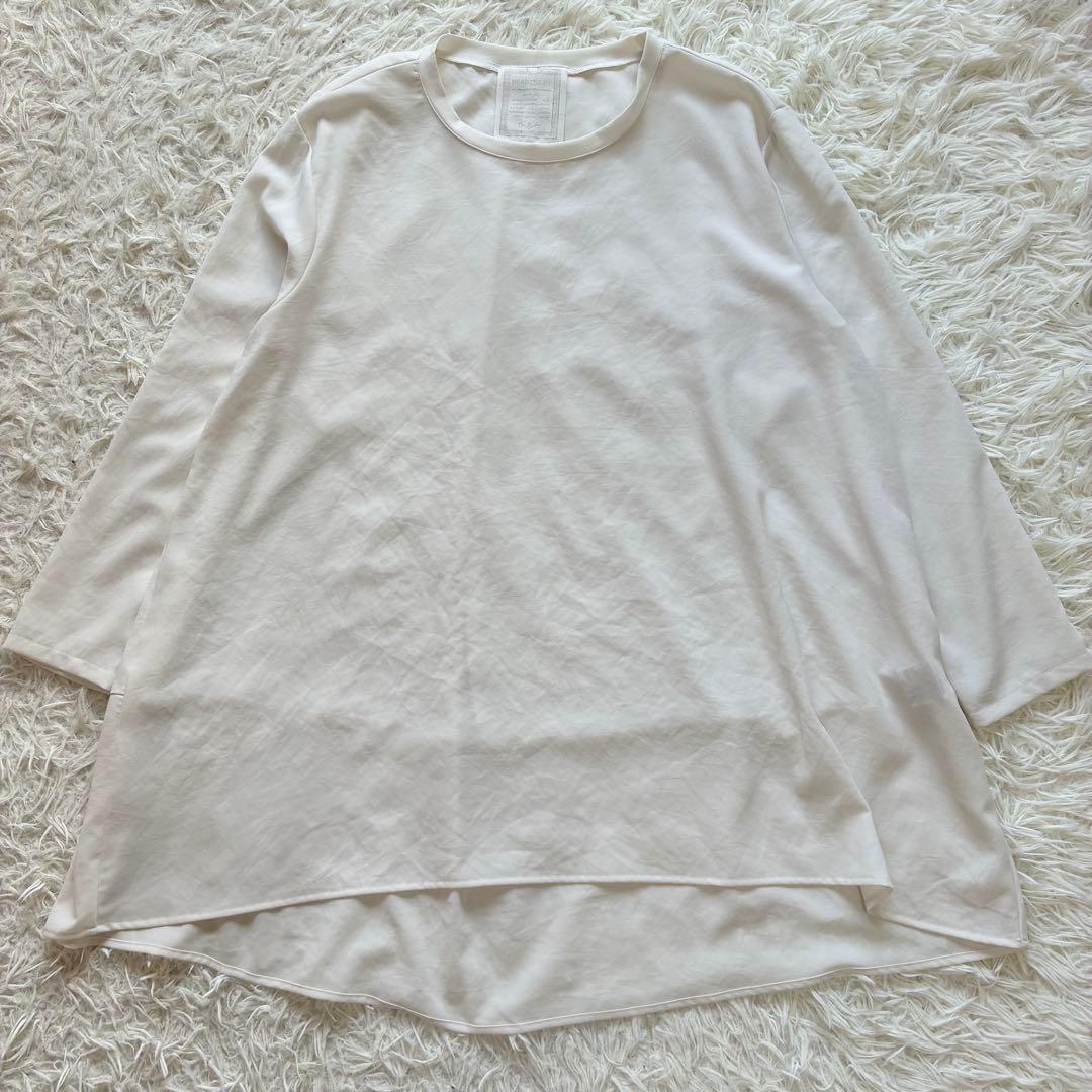 最終価格　BEARDSLEY 《LIVETART》後ろドレープ Tブラウス