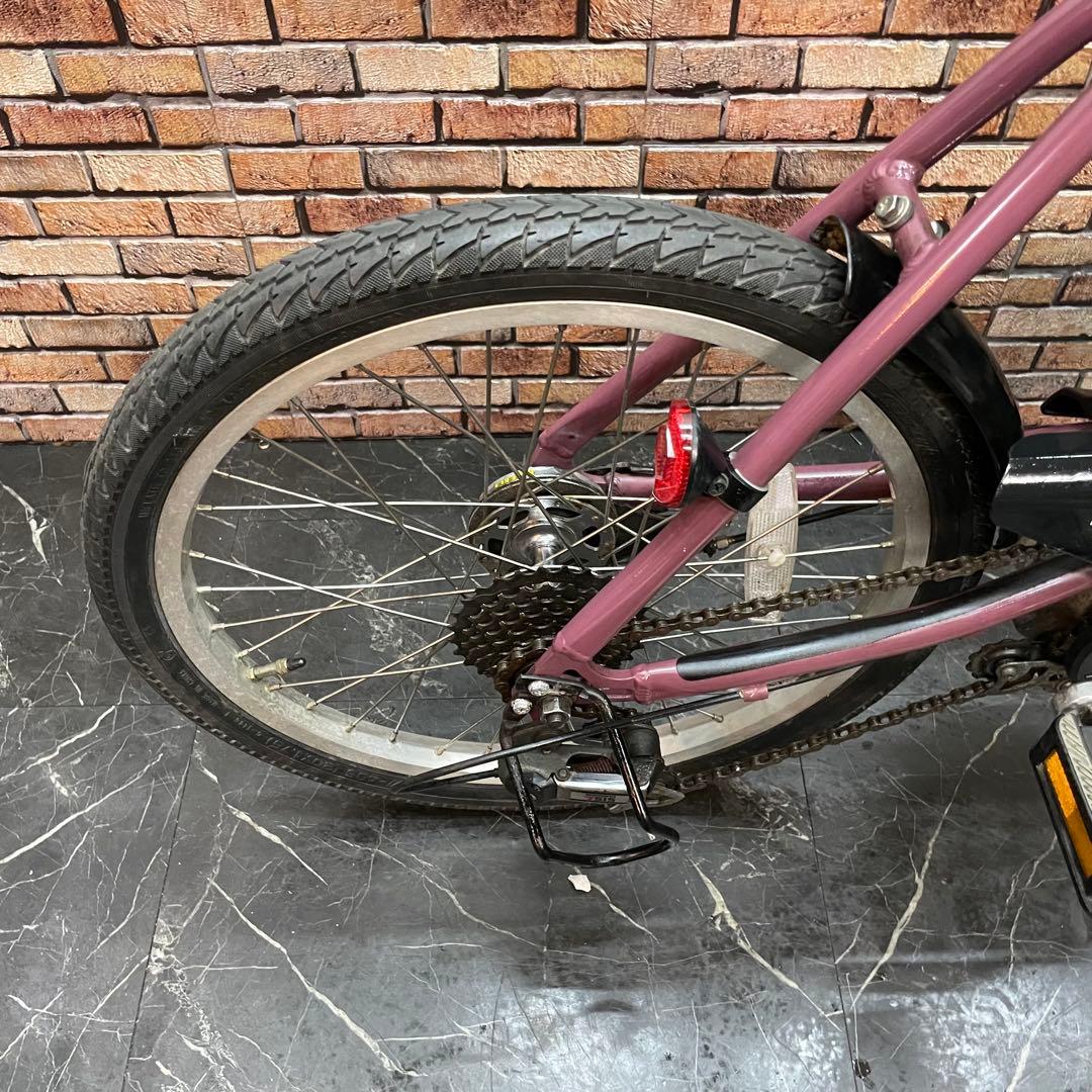 【14】折りたたみ電動自転車Panasonic OFF TIME ワインレッド