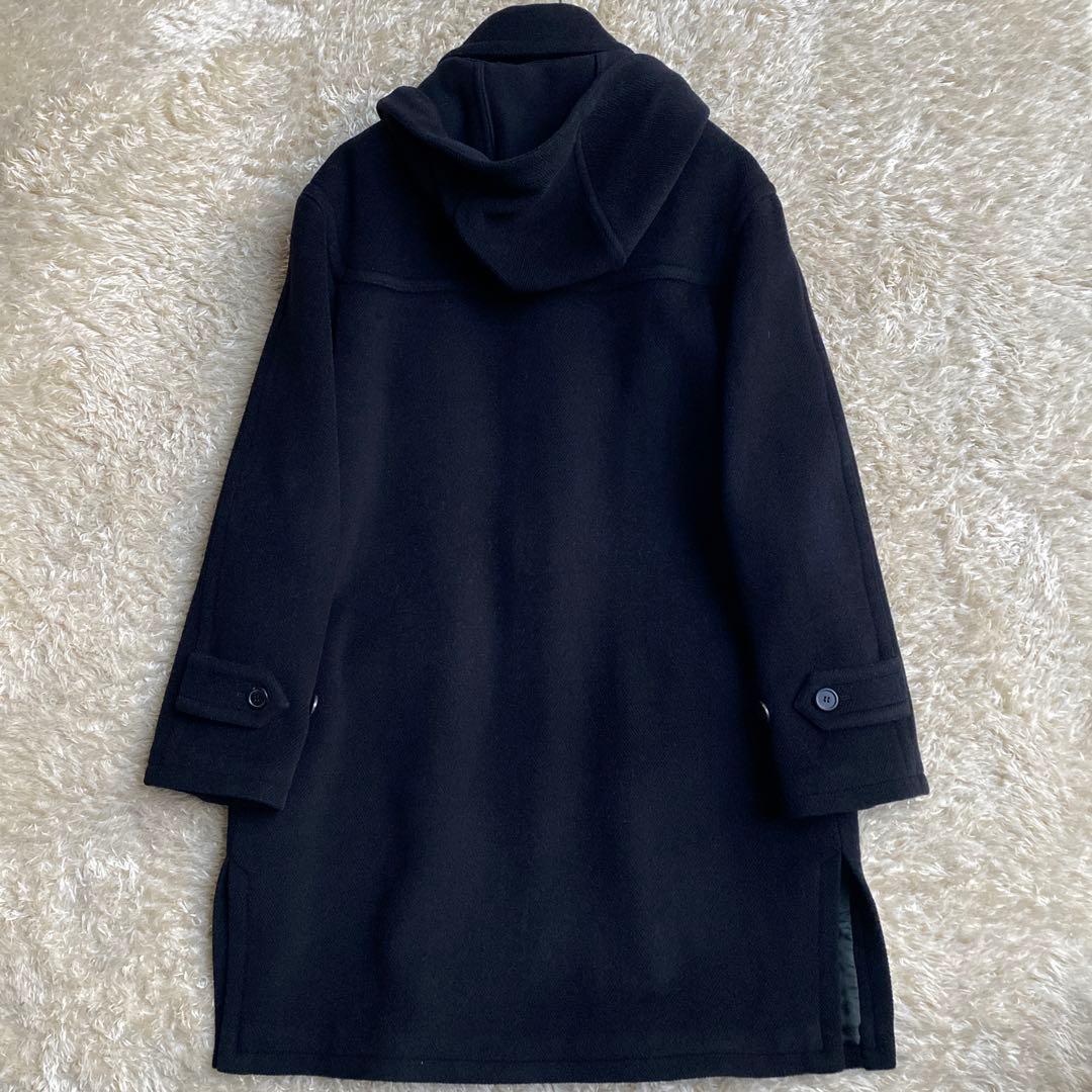 【希少】HERMES エルメス ダッフルコート ヴィンテージ 50 ブラック 黒