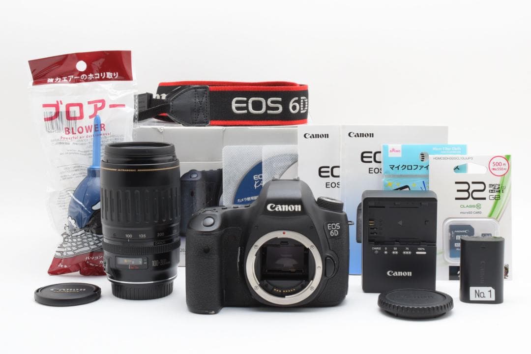 ⭐フルサイズ機！スマホ転送OK⭐️Canon EOS 6D 望遠レンズ 元箱付き