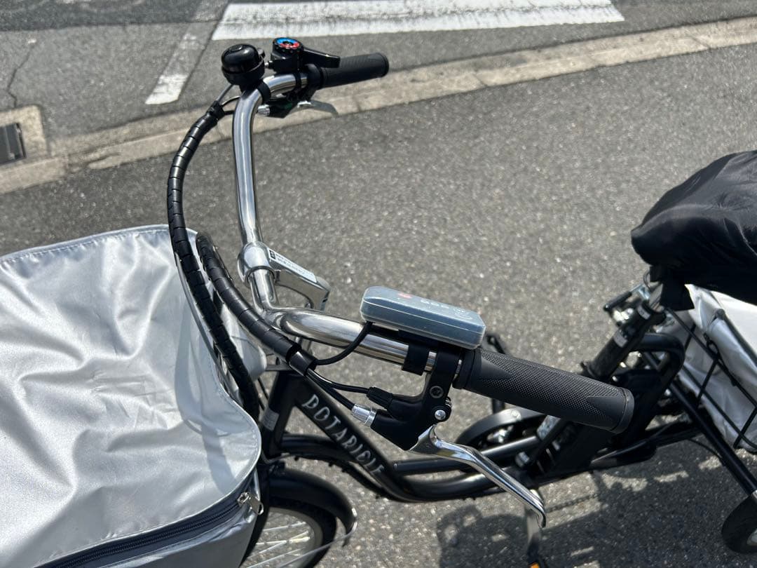 ルパン！神戸市よりミムゴPOTARICLE電動三輪自転車 バッテリー付です