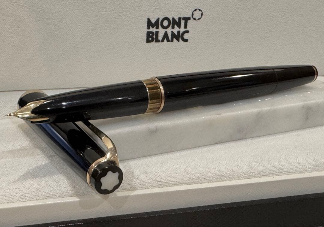 【極美品】モンブラン No 14 万年筆 ブラック 18K EF