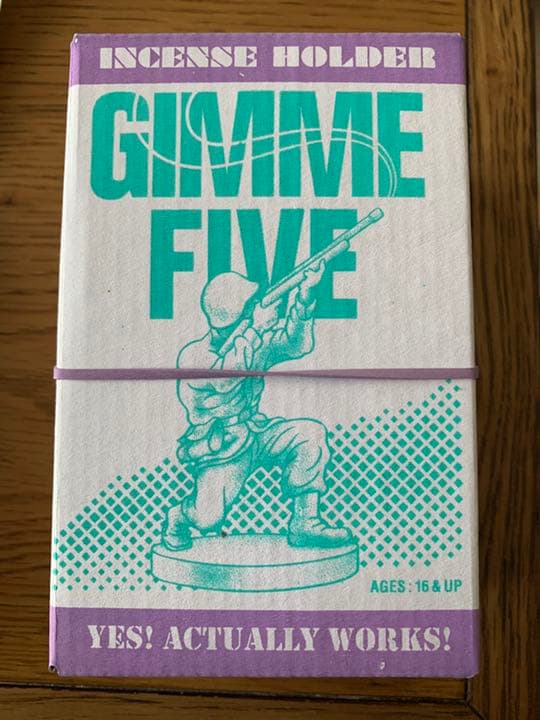 gimme five gimme 5 お香立て　soldier ジミーファイブ