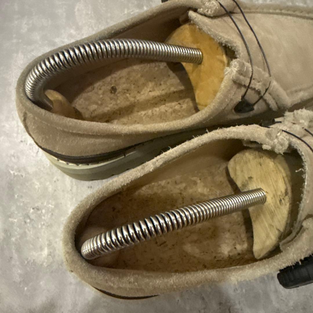 pg knock ベージュ スエード モカシン ダイヤル式　playground