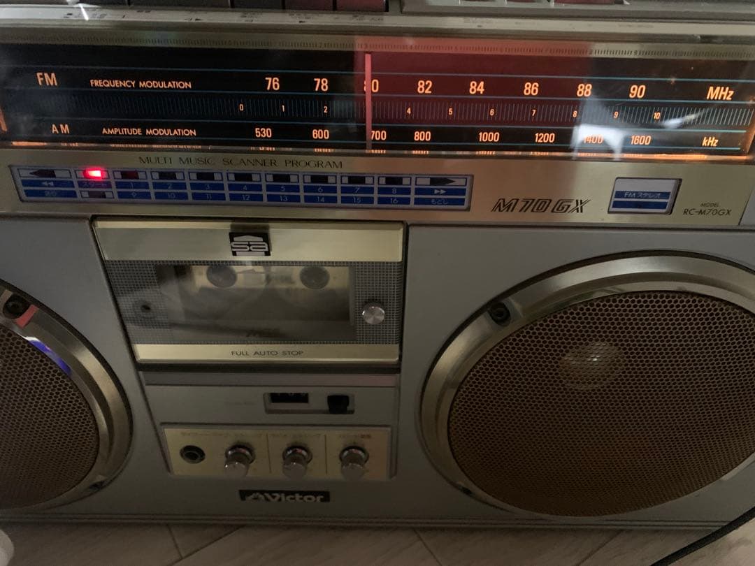 希少美品！ビクター Victor ラジカセ RC-M70GX ゴールド　整備品