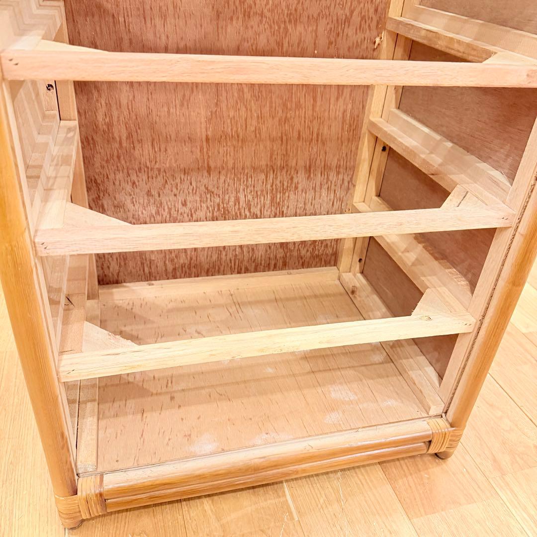 藤ラタン チェスト 6段 引き出し カゴ収納家具 箪笥 整理棚 タンス