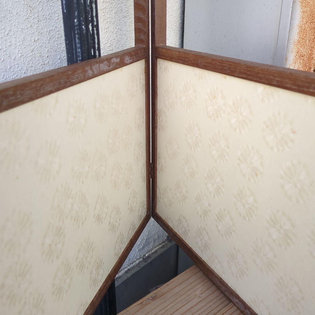 ayaka　風炉先屏風 両目開き 網代 茶道具 茶道 屏風 衝立