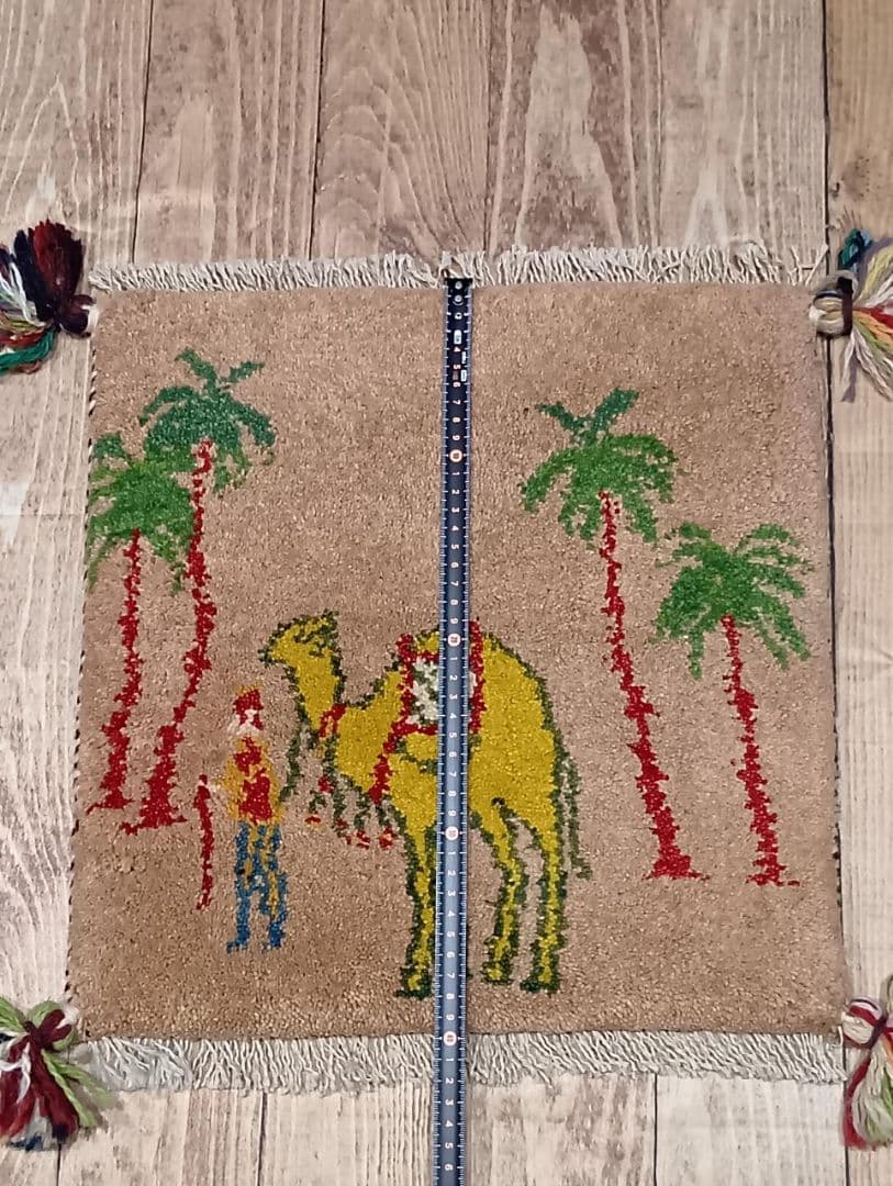 【レイさま専用】ペルシャ絨毯　ギャッベ　座布団　手織り　イラン(79)