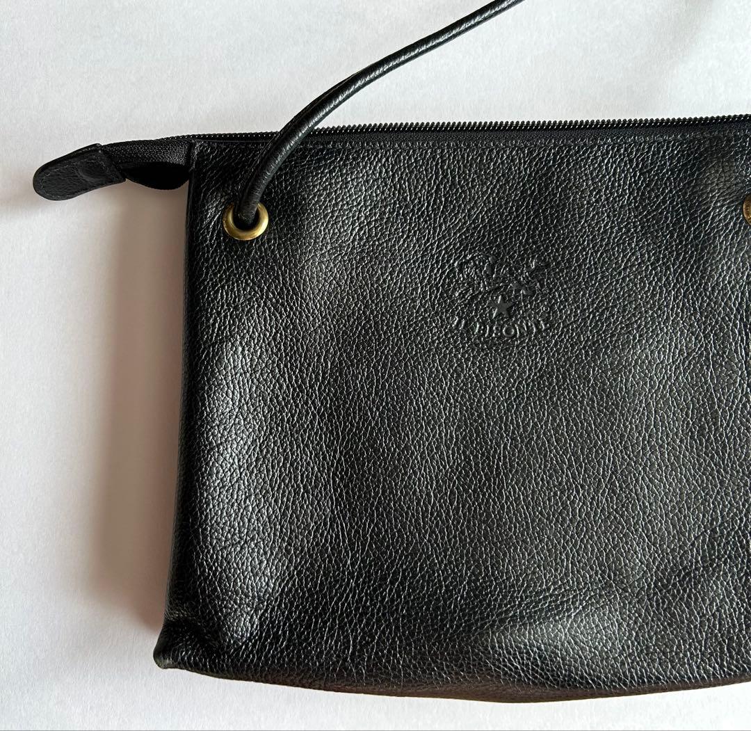 IL BISONTE ショルダーバッグ サコッシュ クロスボディー 本革 レザー