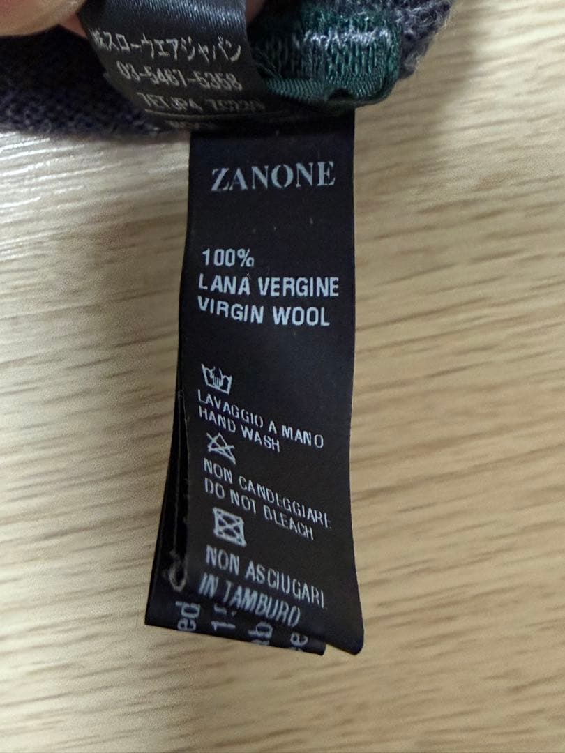 ザノーネ／ZANONE／ニット／チャコールグレー／44