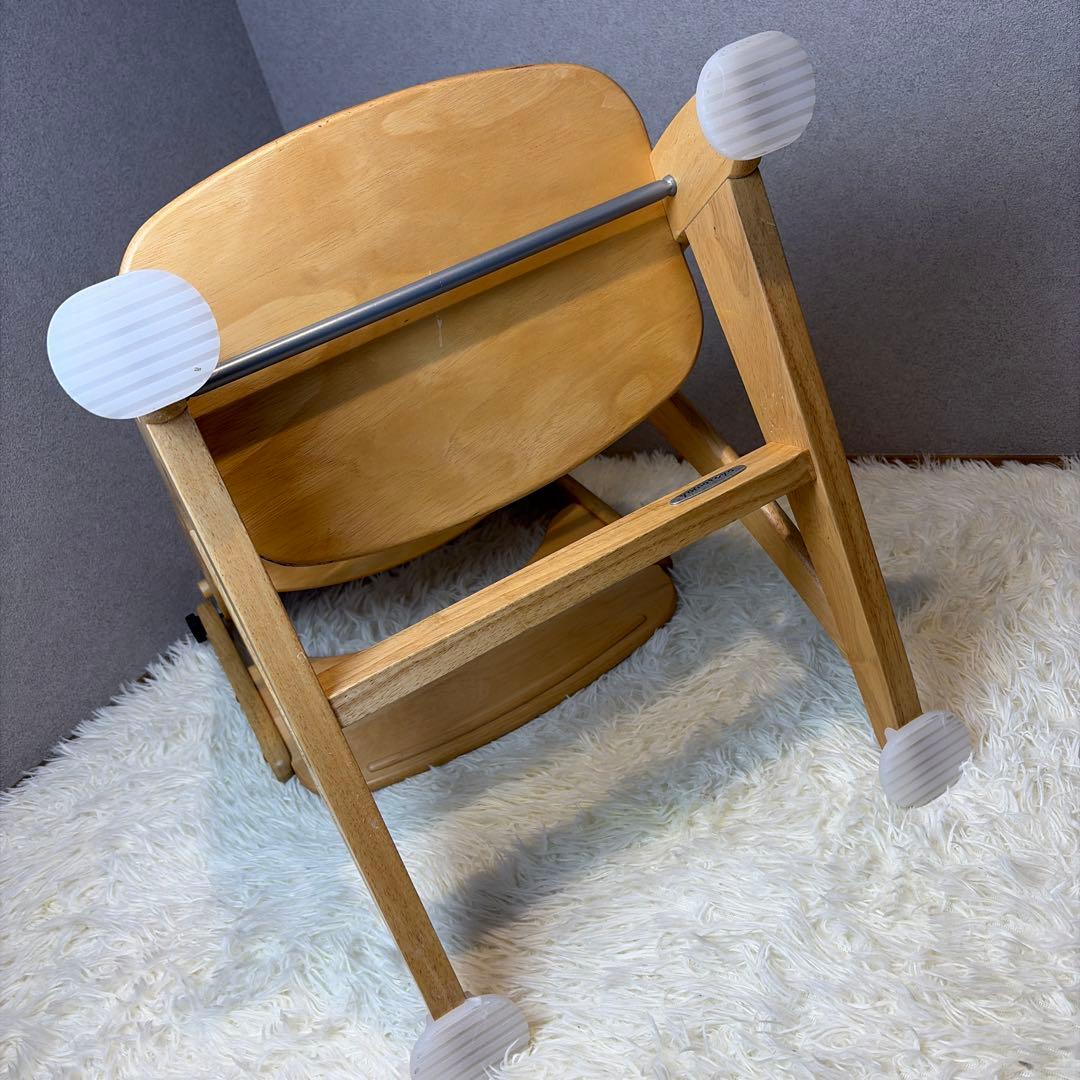 極美品 大和屋 ヤマトヤ すくすくスリムフィットチェア テーブル ガード付