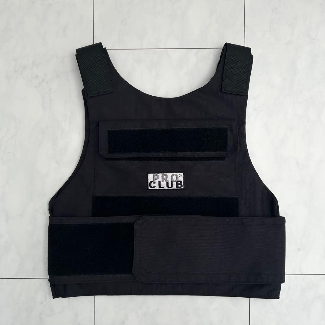 【入手困難】PRO CLUB プロクラブ　ベスト　防弾チョッキ　刺繍　美品